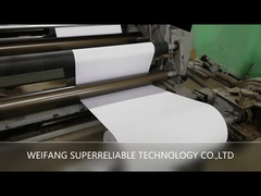 白いグラシンはさみ金が付いている投げられた上塗を施してあるステッカー ペーパー ロールHM0133