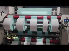 HM2233Lの上の感熱紙のシールの物質的な上の上昇温暖気流Hotmeltは青いグラシンはさみ金をつける